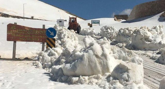 Nemrut Yolu Kardan Temizlendi