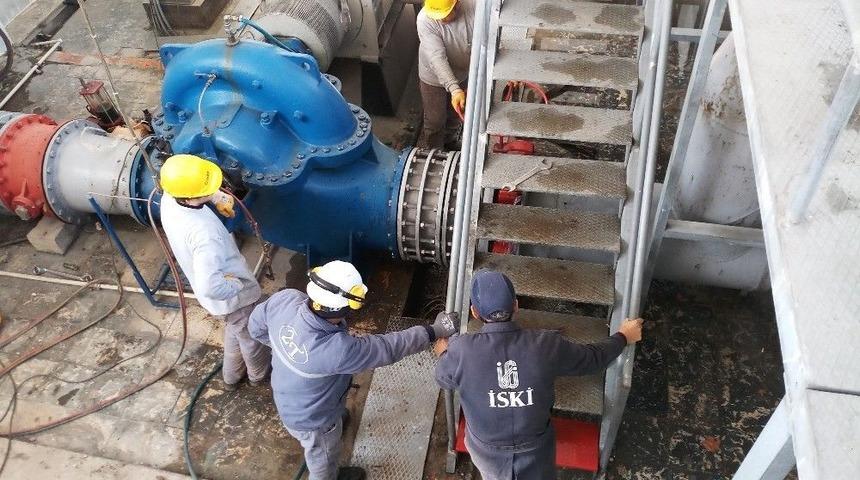 İski Tarafından Ger&ccedil;ekleştirilen İ&ccedil;me Suyu Tesisleri Ve Hatlarının Yenilenmesi Son Hızıyla Devam Ediyor