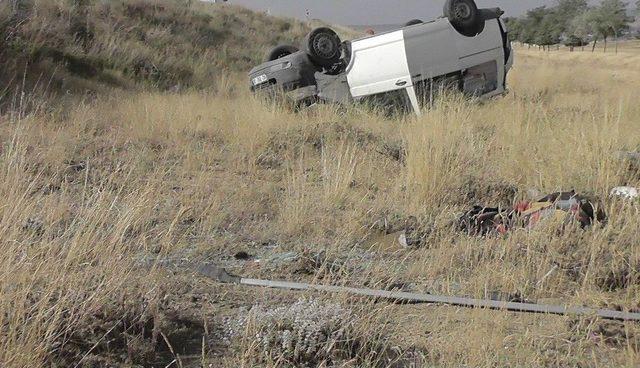 Konya’da Minibüs Takla Attı: 3 Yaralı