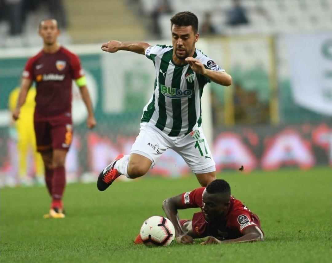 Spor Toto S&uuml;per Lig: Bursaspor: - Kayserispor: (ilk Yarı)