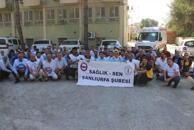 Şanlıurfa’da Sağlık Çalışanlarına Yönelik Şiddete Tepki