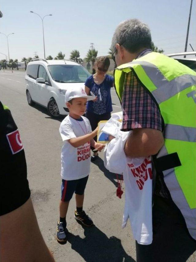 Kahramanmaraş’ta Çocuklar Trafik Polisi Oldu