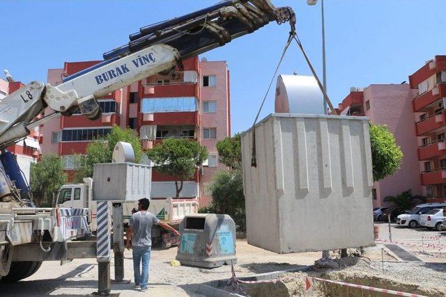 Kuşadası’nda Yer Altı Çöp Konteynerlerinin Sayısı 42’ye Yükseldi