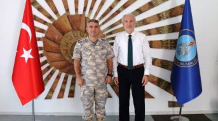 Başkan Sara&ccedil;oğlu, Tuğgeneral G&uuml;nd&uuml;z&rsquo;e Yeni G&ouml;revinde Başarılar Diledi