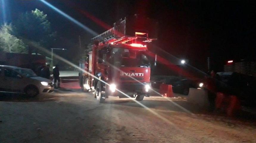 Elazığ&rsquo;da Hastane İnşaatında Yangın