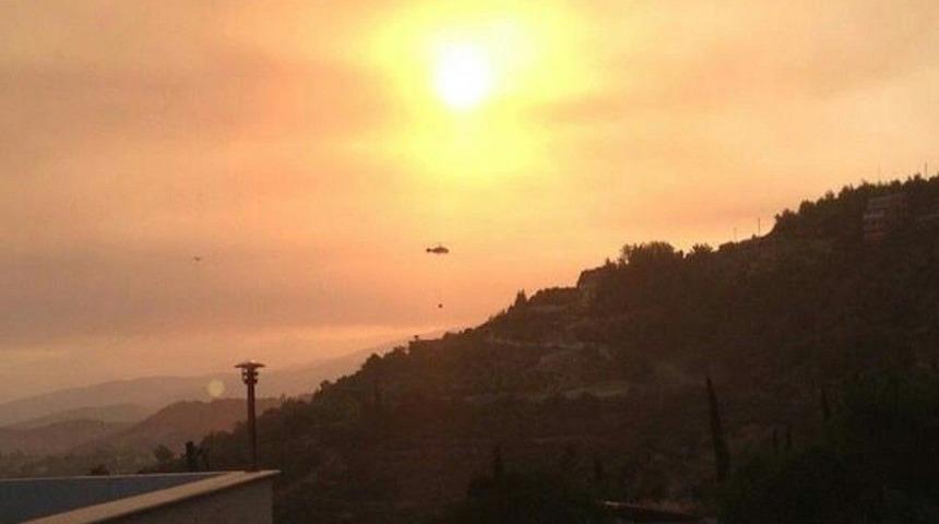 Hatay&rsquo;daki Orman Yangınında Soğutma &Ccedil;alışmaları S&uuml;r&uuml;yor