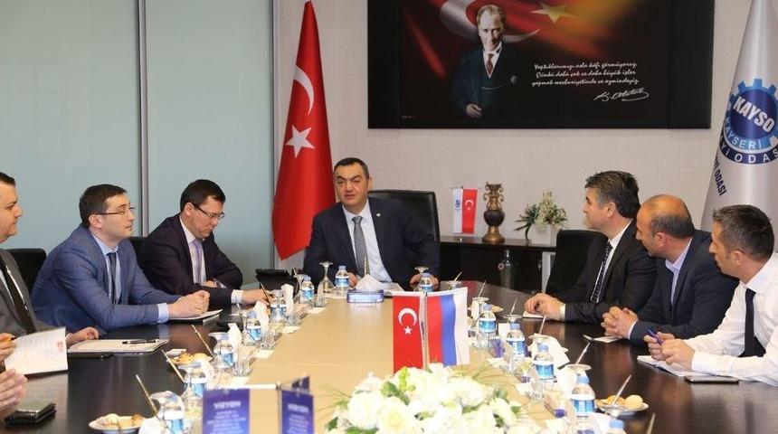 Rusya Federasyonu T&uuml;rkiye Ticaret M&uuml;messilliğinden Kayso&rsquo;ya Ziyaret