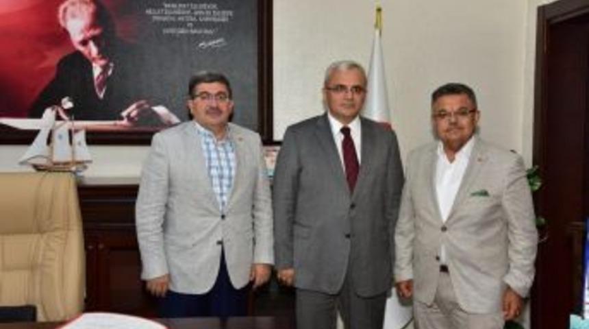 Başkan Can&rsquo;dan Başkan G&ouml;ktaş&rsquo;a Ziyaret