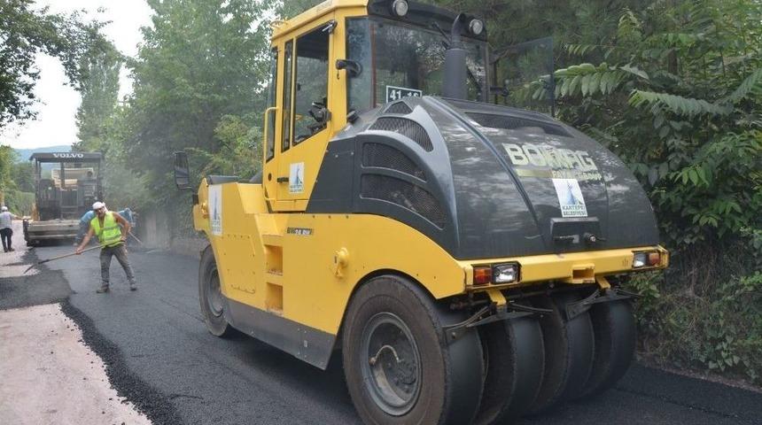 Kartepe’de Yolları Asfaltlanıyor