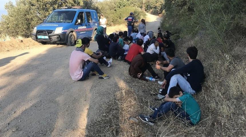 Çanakkale’de 40 Kaçak Göçmen Yakalandı