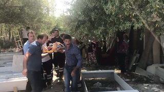 Mezarcının Bahçesine Uçtu