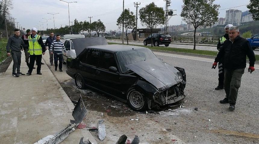 Ordu&rsquo;da Trafik Kazası: 1 Yaralı