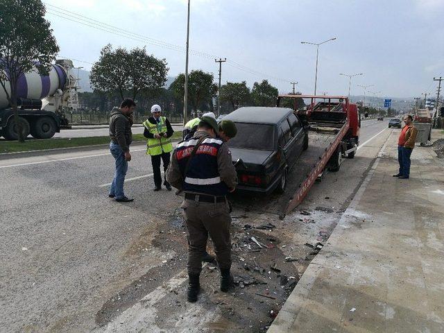 Ordu’da Trafik Kazası: 1 Yaralı