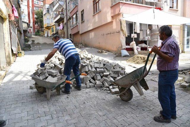 Giresun’da Yol Yenileme Çalışmaları Sürüyor