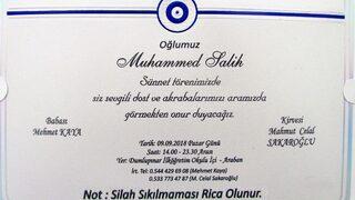 Davetiyeye ‘silah Sıkılmasın’ Yazdırdı