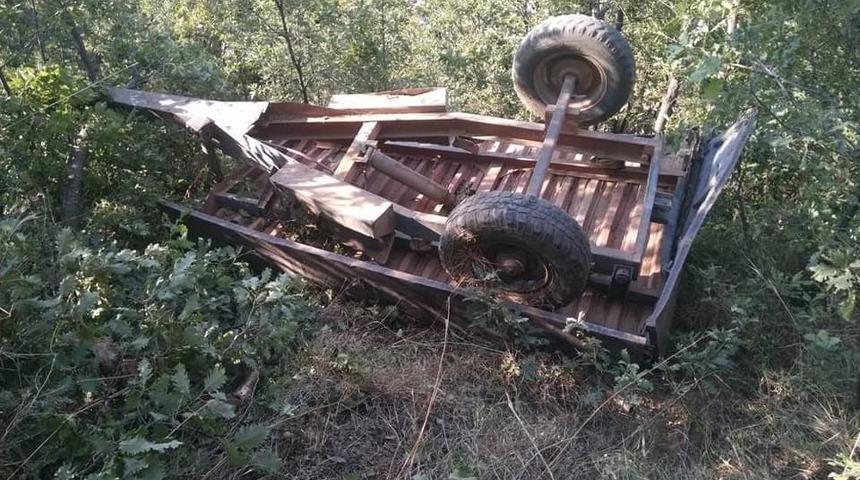 Traktör Uçurumdan Yuvarlandı: 1 Ölü