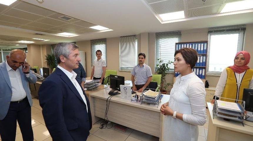 Tahmazoğlu, Personelleriyle Bayramlaştı