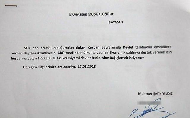 Emekli Vatandaş Bozduracak Doları Olmayınca İkramiyesini İade Etti