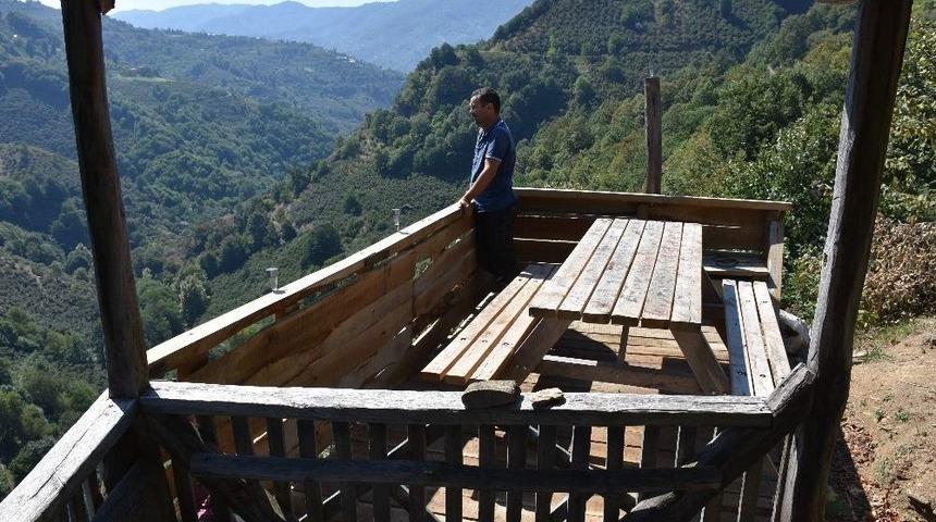 Hendeğin Doğal Manzarasına 180 Metre Y&uuml;kseklikten Bakılacak