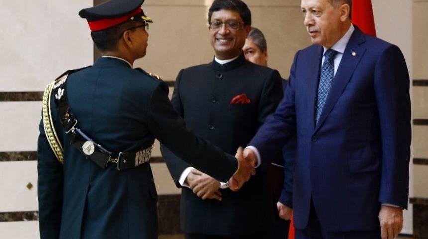 Cumhurbaşkanı Erdoğan, Hindistan B&uuml;y&uuml;kel&ccedil;isini Kabul Etti