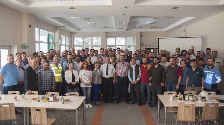 Bursa &Ccedil;imento &Ccedil;alışanlarından İş G&uuml;venliği Klibi