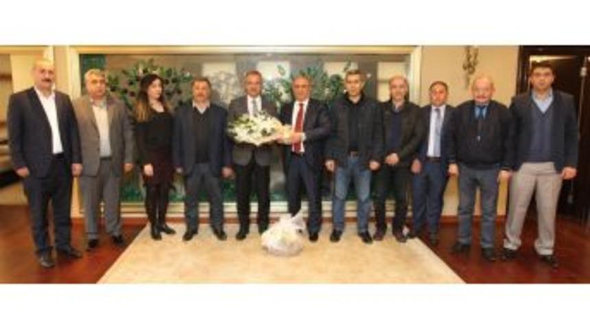 Başkan K&ouml;şker, Pazarcılar Odası&rsquo;nı Ağırladı