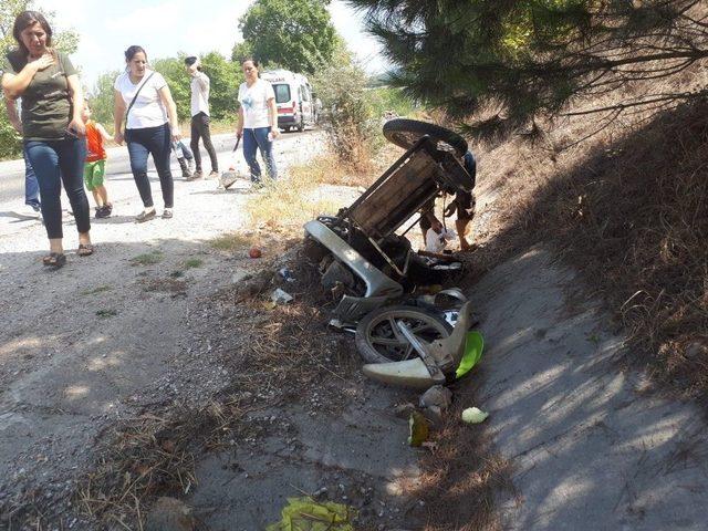 Çan’da Trafik Kazası: 1 Yaralı