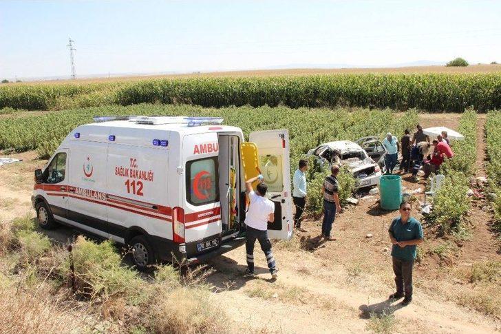 Otomobil Fidanlığa Uçtu: 2’si Çocuk 5 Yaralı G1