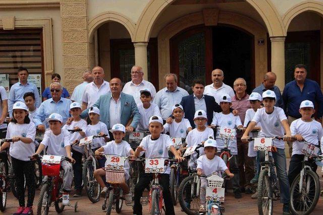 Taşköprü’de Bisikletle Şehir Turu Yapıldı