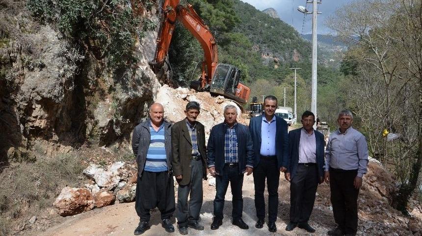 Alanya&rsquo;da Grup Yolu G&uuml;venli Hale Getiriliyor