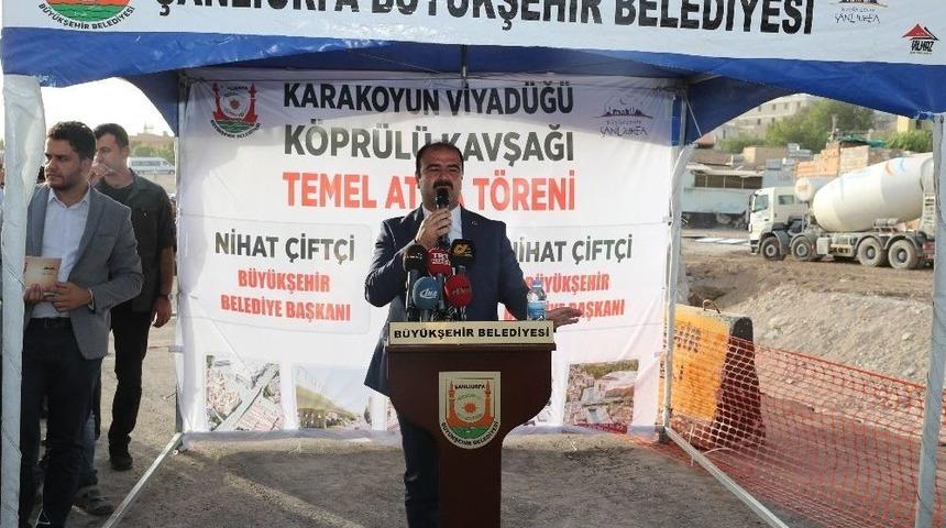 Karakoyun K&ouml;pr&uuml;l&uuml; Kavşağının Temeli Atıldı