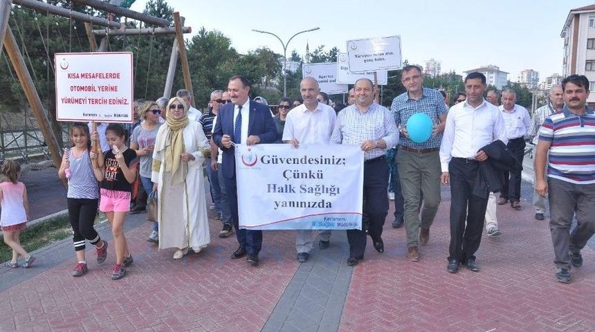 Kastamonu’da Sağlıklı Yaşam Yürüyüşü Gerçekleştirildi