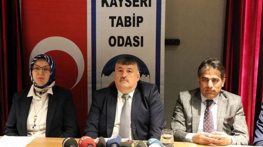 Kayseri Tabip Odası Başkanı Prof. Dr. H&uuml;seyin Per: &ldquo;afrin Şehitlerine H&uuml;rmeten Hi&ccedil;bir Talebimiz Yok&rdquo;
