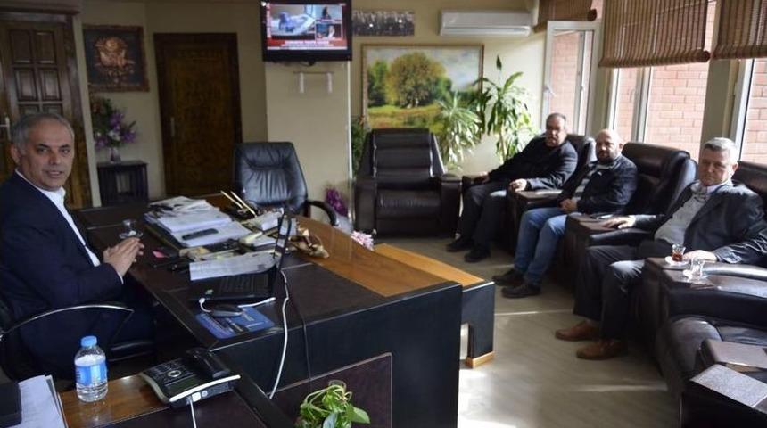 Başkan Yaman&rsquo;a Ziyaretler Devam Ediyor