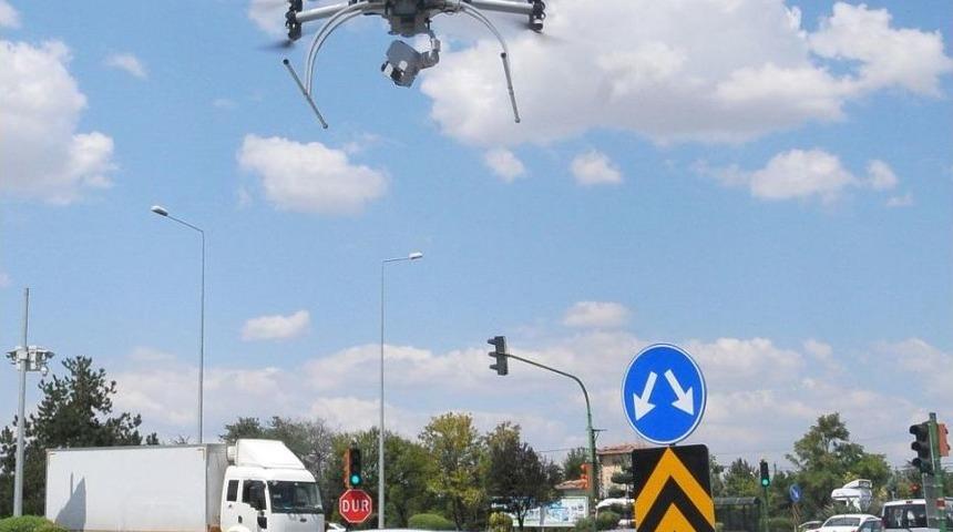 Eskişehir Trafiği U&ccedil;ang&ouml;z İle Takip Ediliyor