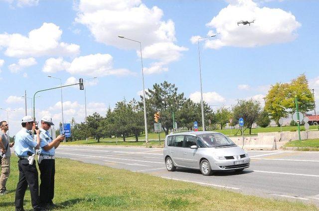 Eskişehir Trafiği Uçangöz İle Takip Ediliyor