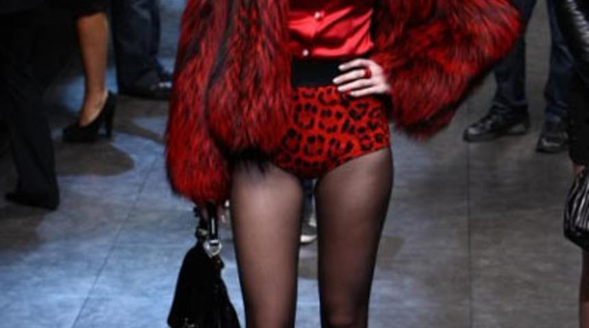 Kırmızı Leopar Şortlu Daisy Lowe