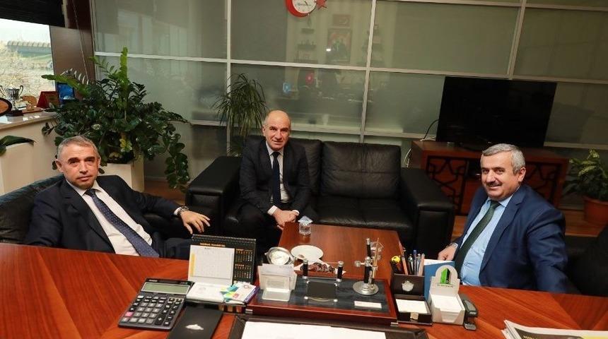 Başkan Yardımcısı Taş&rsquo;a Ziyaretler S&uuml;r&uuml;yor