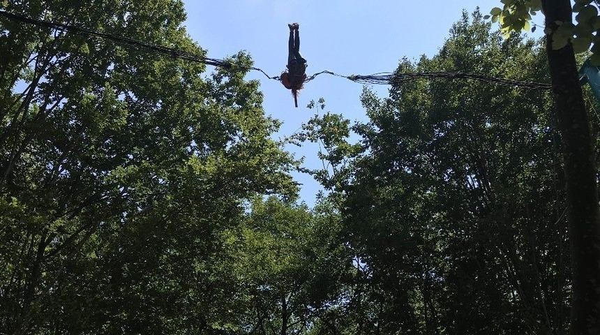 Adrenalin Tutkunlarının Adresi Kemerburgaz&rsquo;daki Macera Parkı