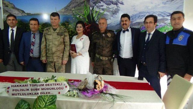 Emniyet Müdürü Dilberoğlu Nikah Şahitliği Yaptı