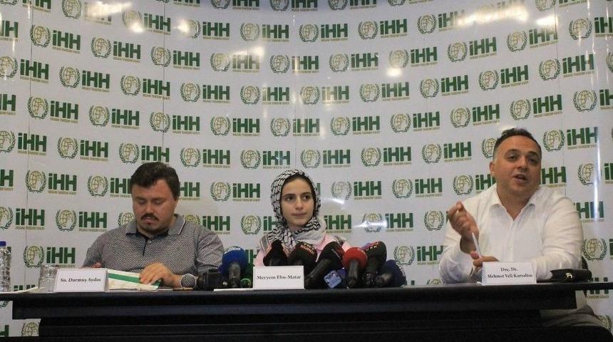 Gazze&rsquo;de İsrail Askerleri Tarafından Vurulan Meryem, İstanbul&rsquo;da Tedavi Edildi