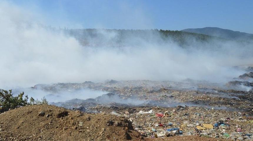 Erdek’te Çöplük Yangını