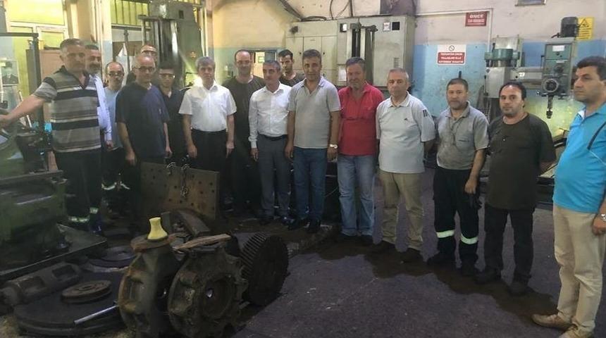 &Ccedil;ınar, Zesob At&ouml;lyelerinde İncelemelerde Bulundu