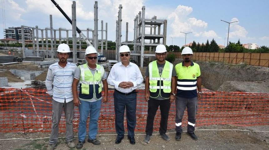 Güzelyurt Pazar Yeri Projesi Hızla İlerliyor