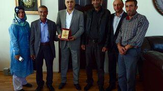 Sögütyanı Köyünden Teşekkür Plaketi