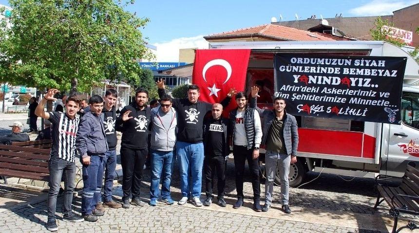 Ezeli Rekabeti Kenara Bırakıp Afrin Şehitleri İ&ccedil;in Hayır Yaptılar