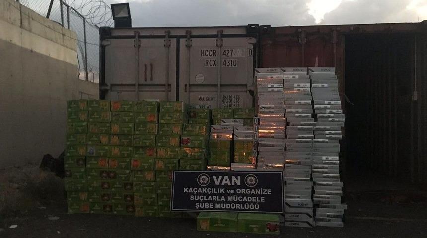 Van’da Kaçak Sigara Ve Nargile Tütünü Operasyonu