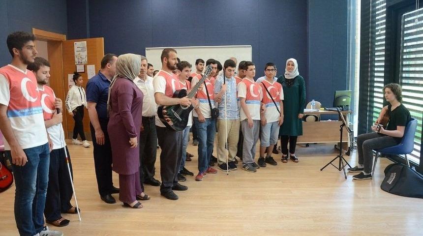 Engelsiz Hobi Kurslarına Misafir Oldular