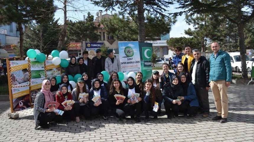 &Ouml;ğrencilerden &ldquo;yeşilay Haftası Farkındalık&rdquo; Etkinliği
