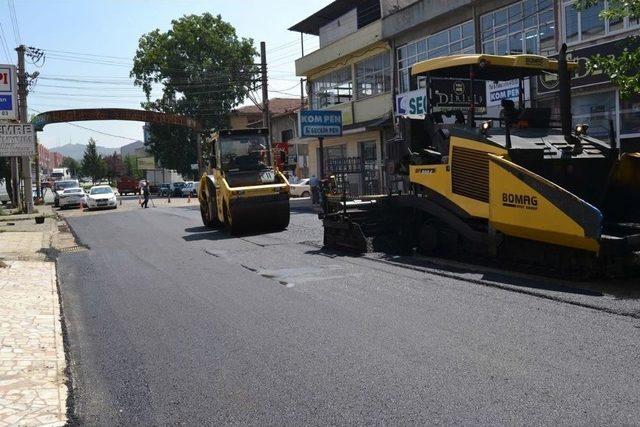 Bağ Essan Sanayi Sitesi’nde Sıcak Asfalt Çalışmaları Başladı